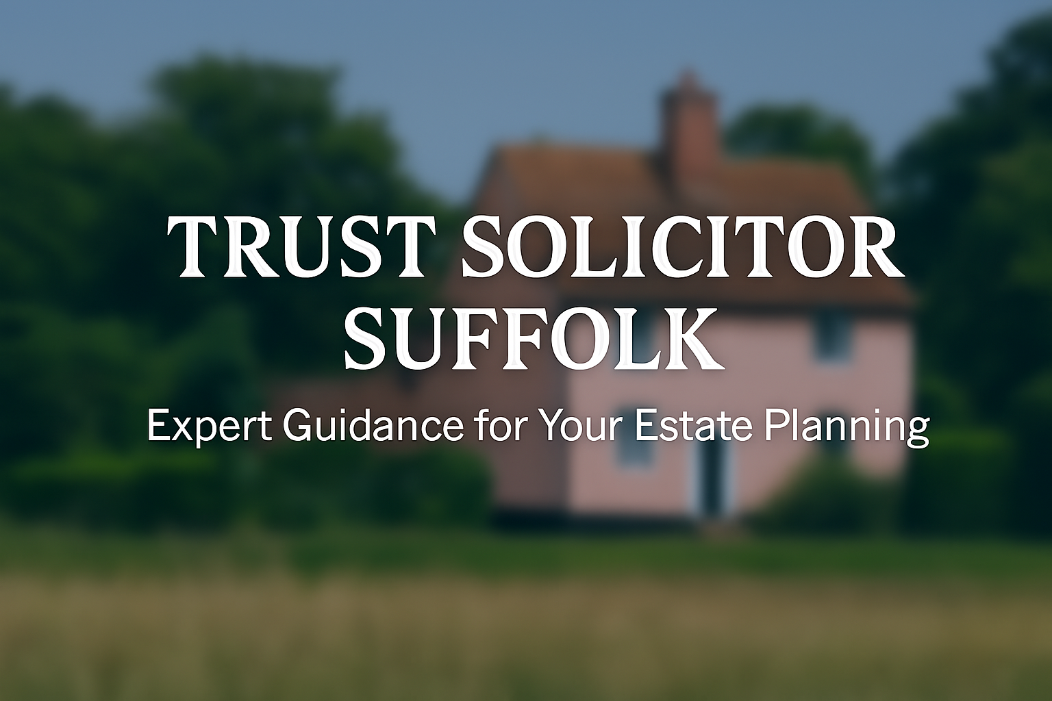Feature banner for Trust Solicitor Suffolk estate planning article