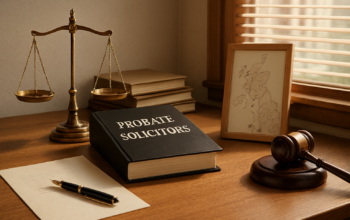 Experienced probate solicitor in Gloucestershire advising clients on wills, inheritance, and estate administration in a professional office environment.