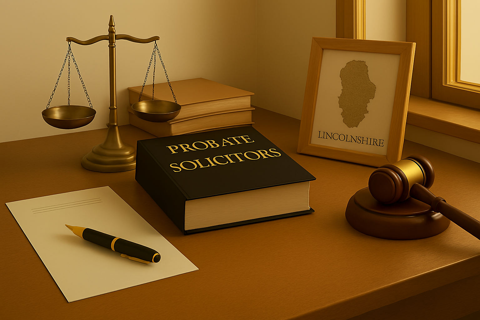 Experienced probate solicitor in Lincolnshire advising clients on estate administration, wills, and inheritance matters in a professional office setting.
