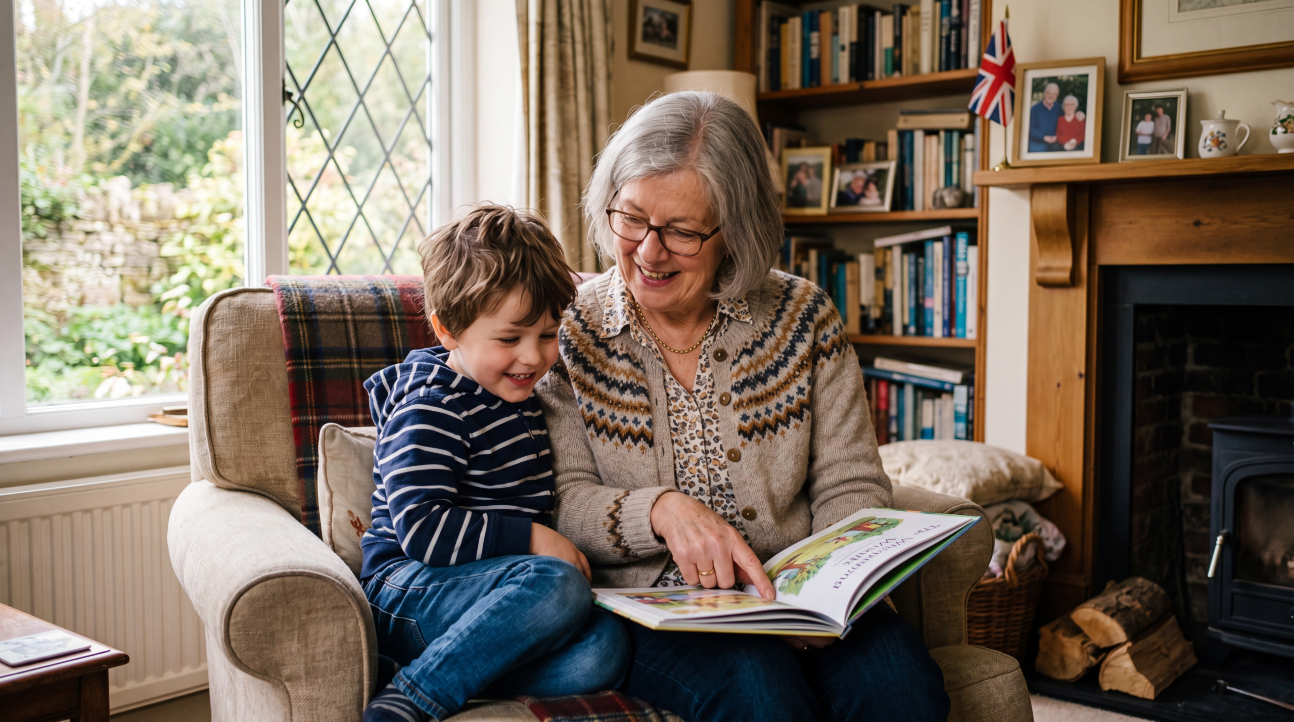 Grandmother caring for her young grandchild while helping support the family and build State Pension entitlement