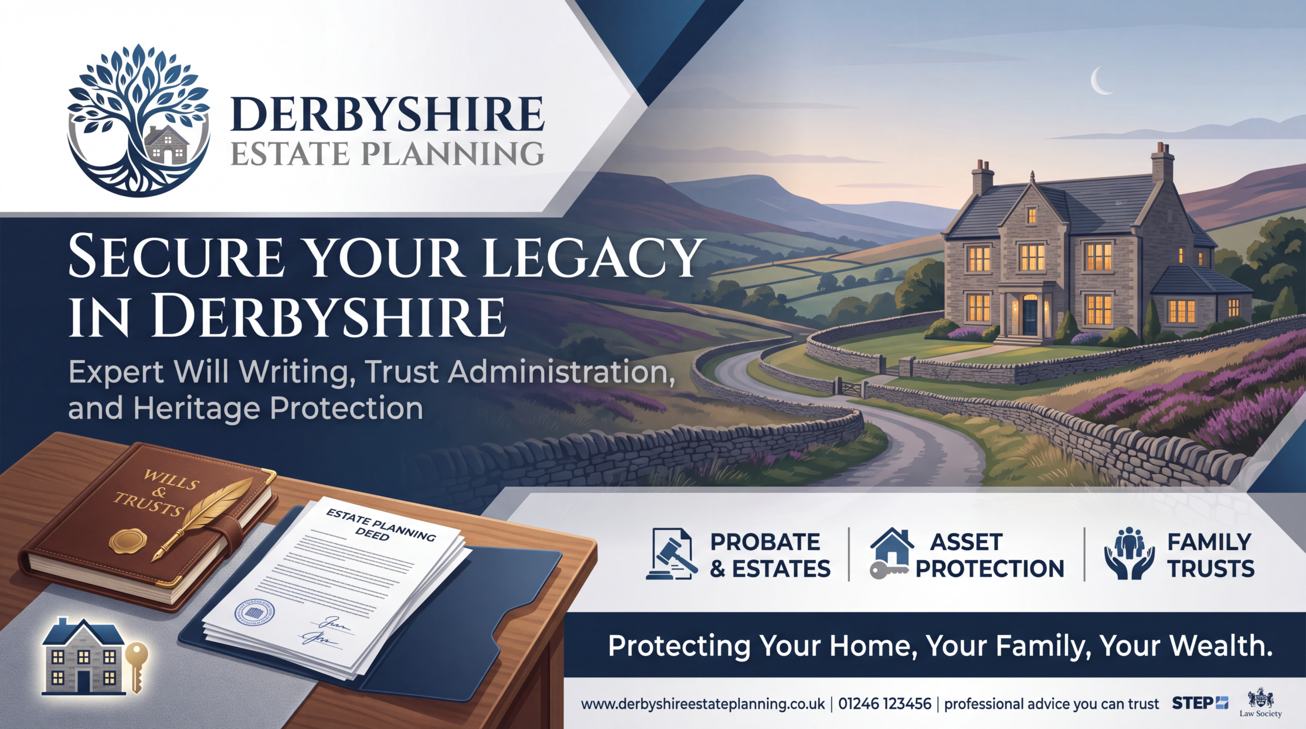 Estate planning guidance for families in Derbyshire