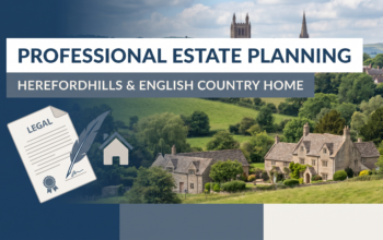 Estate planning guidance for families in Herefordshire, covering Wills, LPAs, trusts, farmland, property and Inheritance Tax.