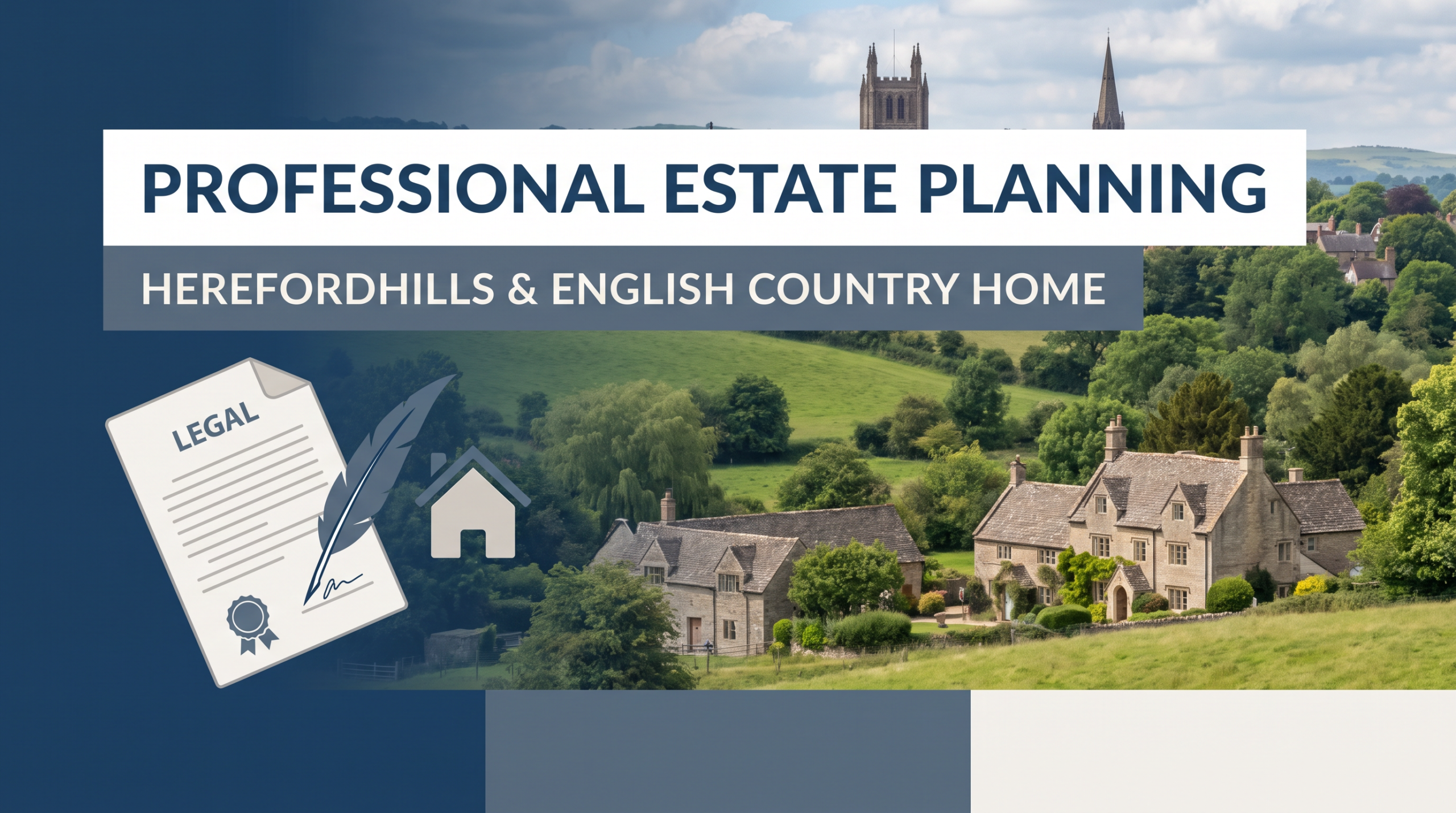 Estate planning guidance for families in Herefordshire, covering Wills, LPAs, trusts, farmland, property and Inheritance Tax.