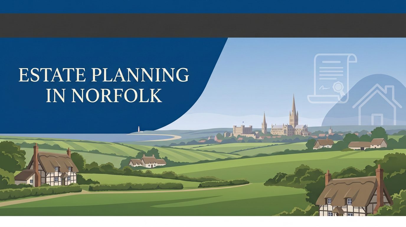 Estate planning guidance for families in Norfolk, covering Wills, LPAs, trusts, farms, property, land and Inheritance Tax.