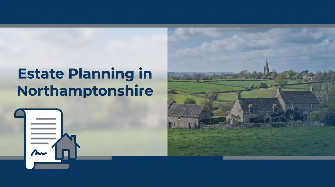 Estate planning guidance for families in Northamptonshire, covering Wills, LPAs, trusts, farms, property, land and Inheritance Tax