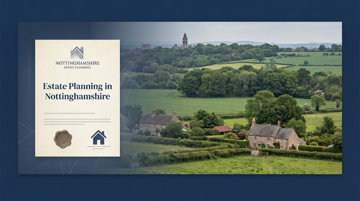 Estate planning guidance for families in Nottinghamshire, covering Wills, LPAs, trusts, farms, property, land and Inheritance Tax