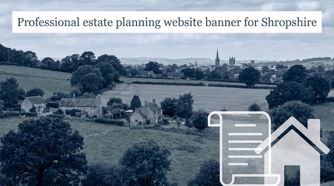 Estate planning guidance for families in Shropshire, covering Wills, LPAs, trusts, farms, property, land and Inheritance Tax.
