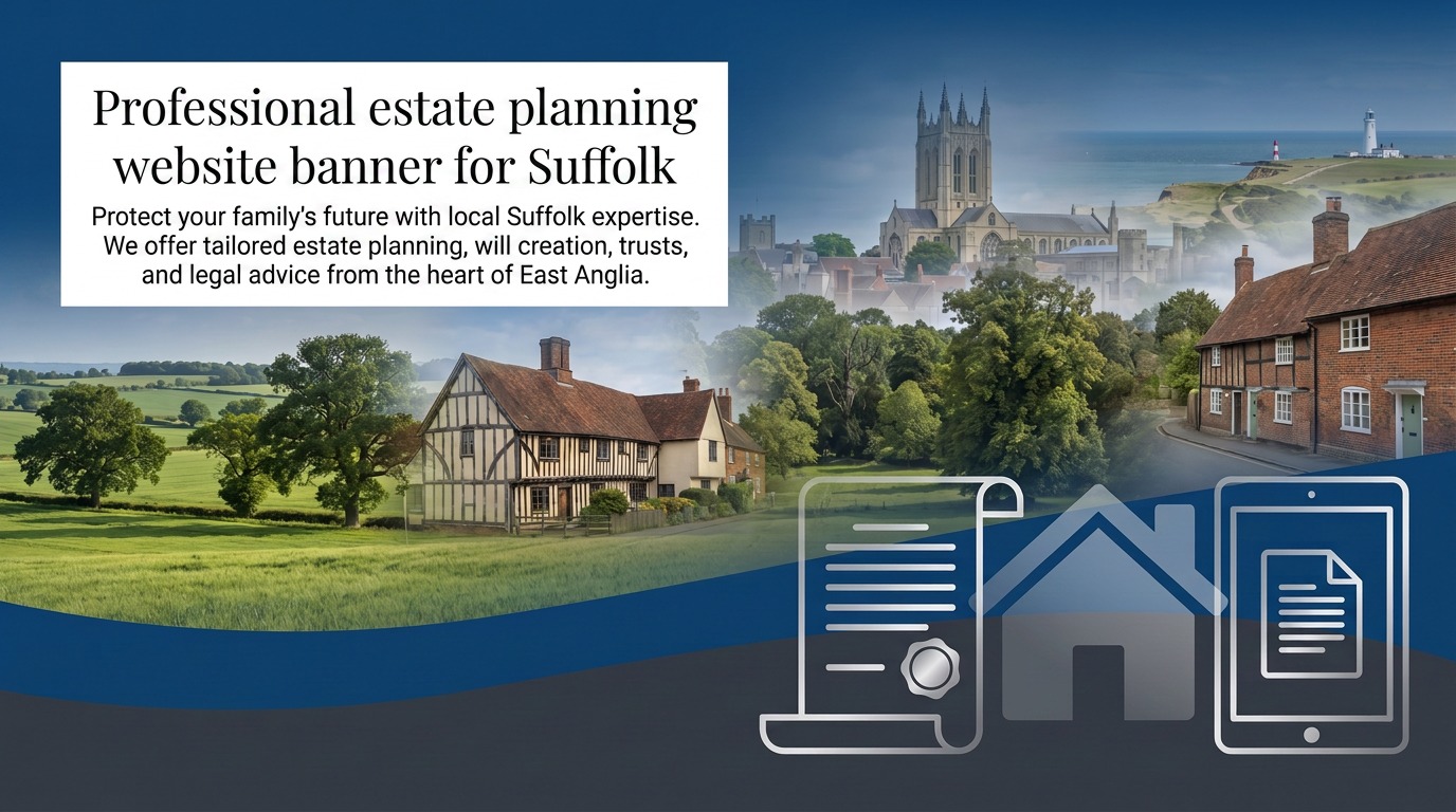 Estate planning guidance for families in Suffolk, covering Wills, LPAs, trusts, farms, property, land and Inheritance Tax.