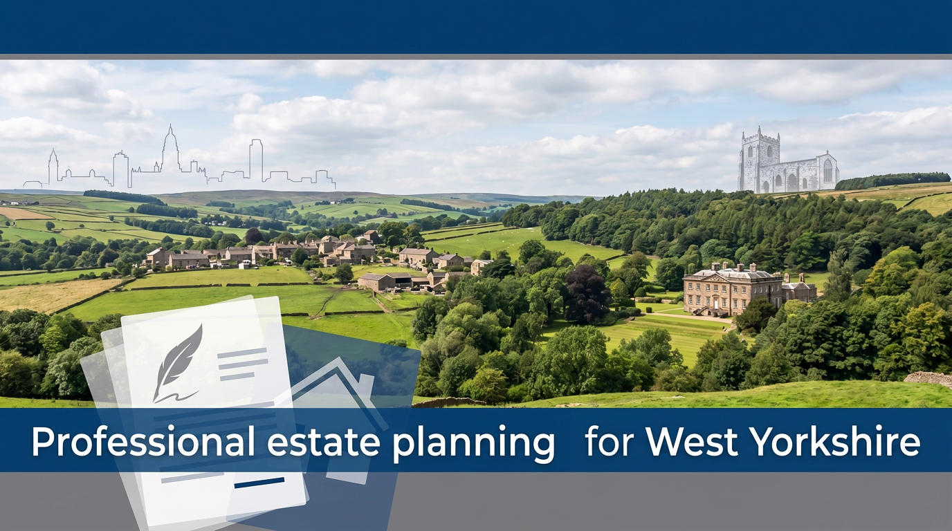 Estate planning guidance for families in West Yorkshire, covering Wills, LPAs, trusts, farms, property, land and Inheritance Tax.