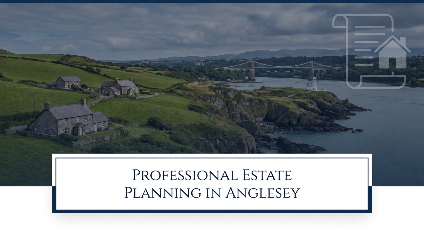 Estate planning guidance for families in Anglesey, covering Wills, LPAs, trusts, farms, property, land and Inheritance Tax.
